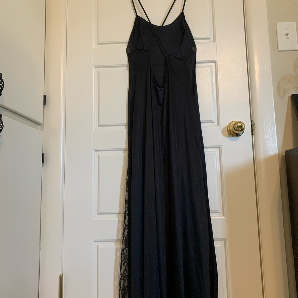 Petra Fashions Elegant Black Slip Dress